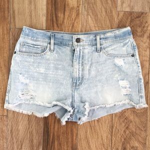 Abercrombie high waist denim short